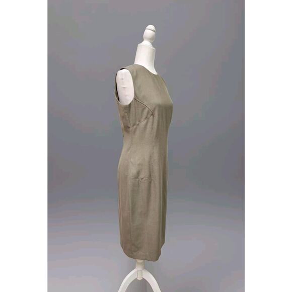 Tavora Women's $172 Milano Taupe Sheath Office Business Dress Women's Size 6 - Picture 2 of 11